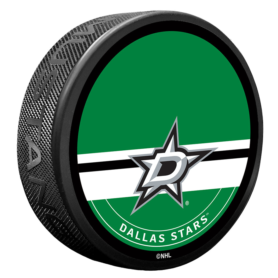 Dallas Stars Autograph Puck with Texture