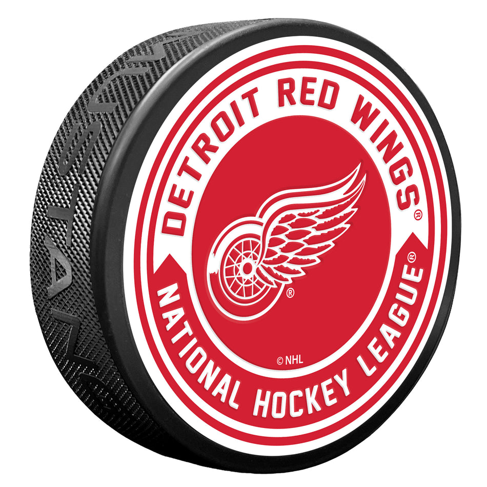 Detroit Red Wings Puck - Arrow Design