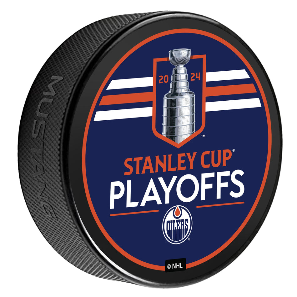 Edmonton Oilers Puck | 2024 Stanley Cup Playoffs