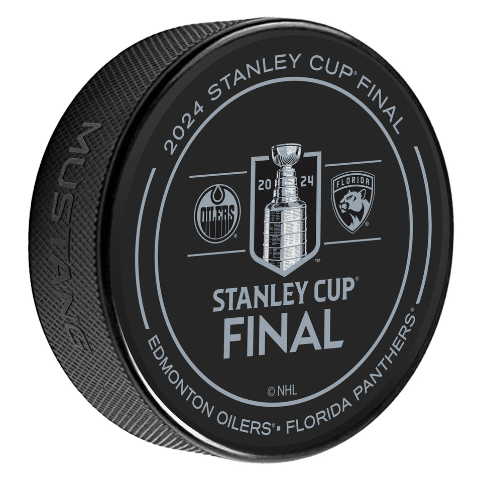 2024 NHL Stanley Cup Final Classic Puck | Florida Panthers / Edmonton Oilers Match Up
