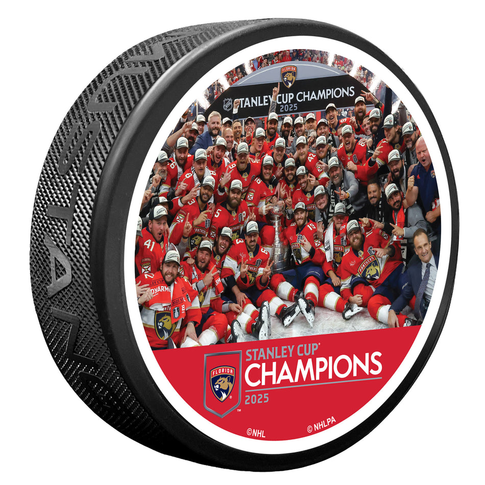 Florida Panthers Stanley Cup Champs 2025 Team Puck