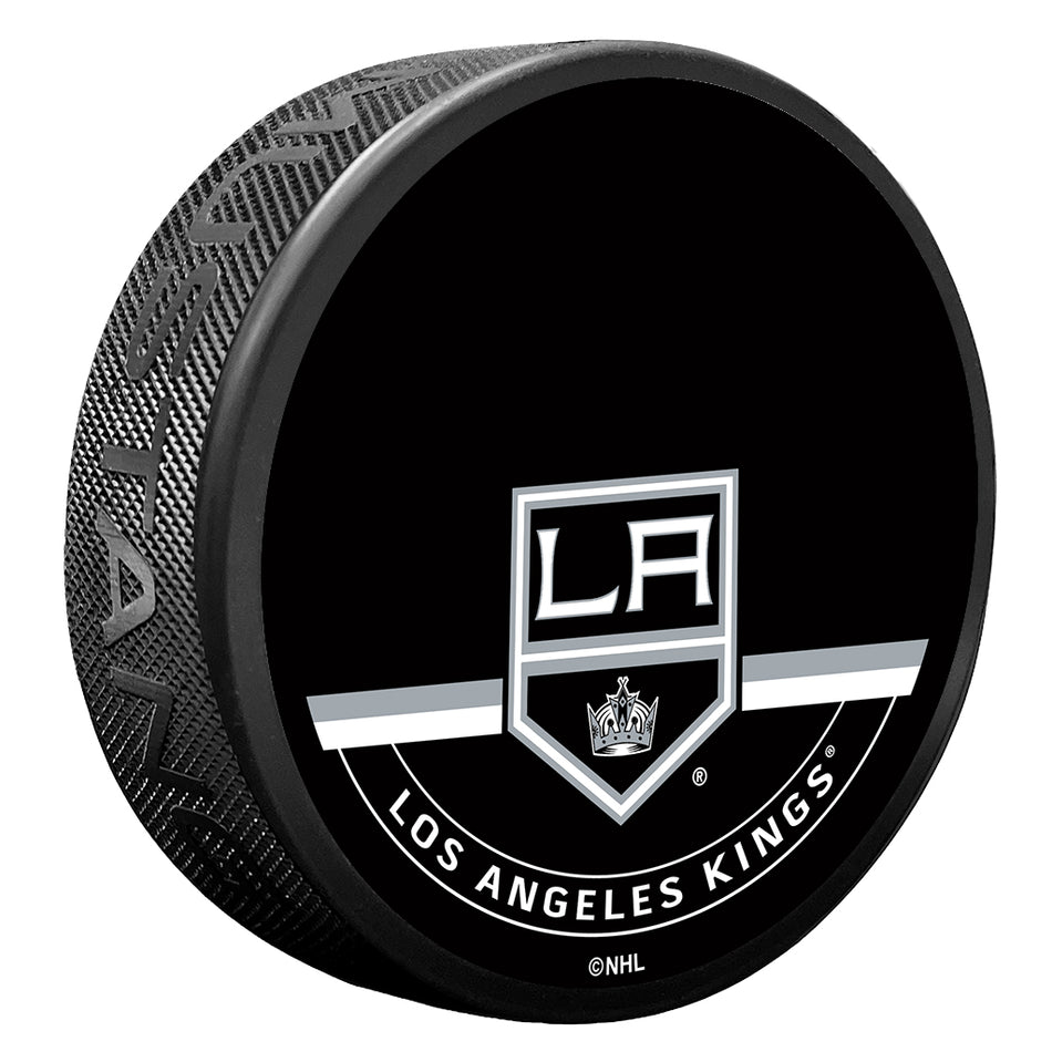 Los Angeles Kings Autograph Puck with Texture