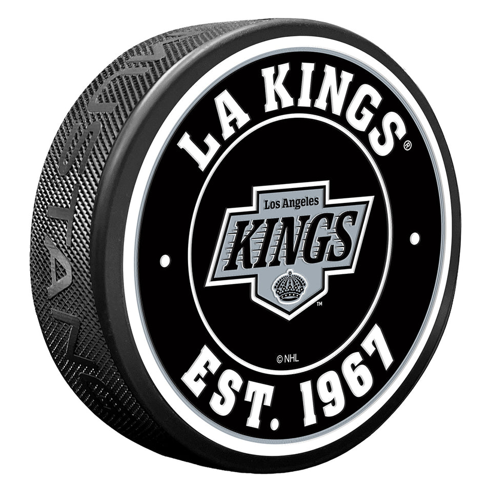 Los Angeles Kings Established Textured Puck