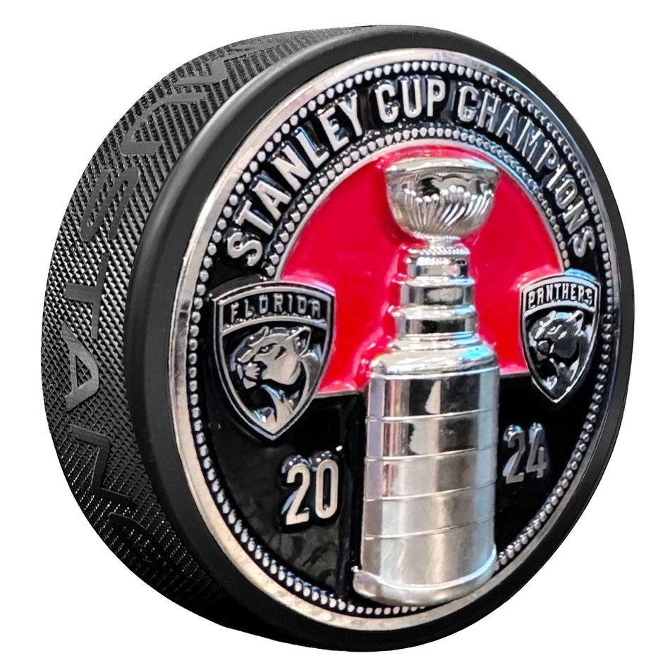 Florida Panthers Puck | Ultra 3D Stanley Cup Medallion