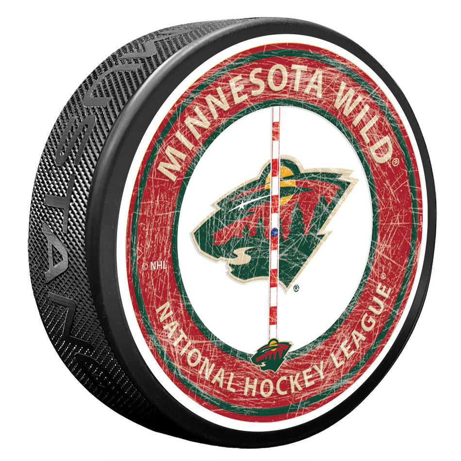 Minnesota Wild Puck - Center Ice