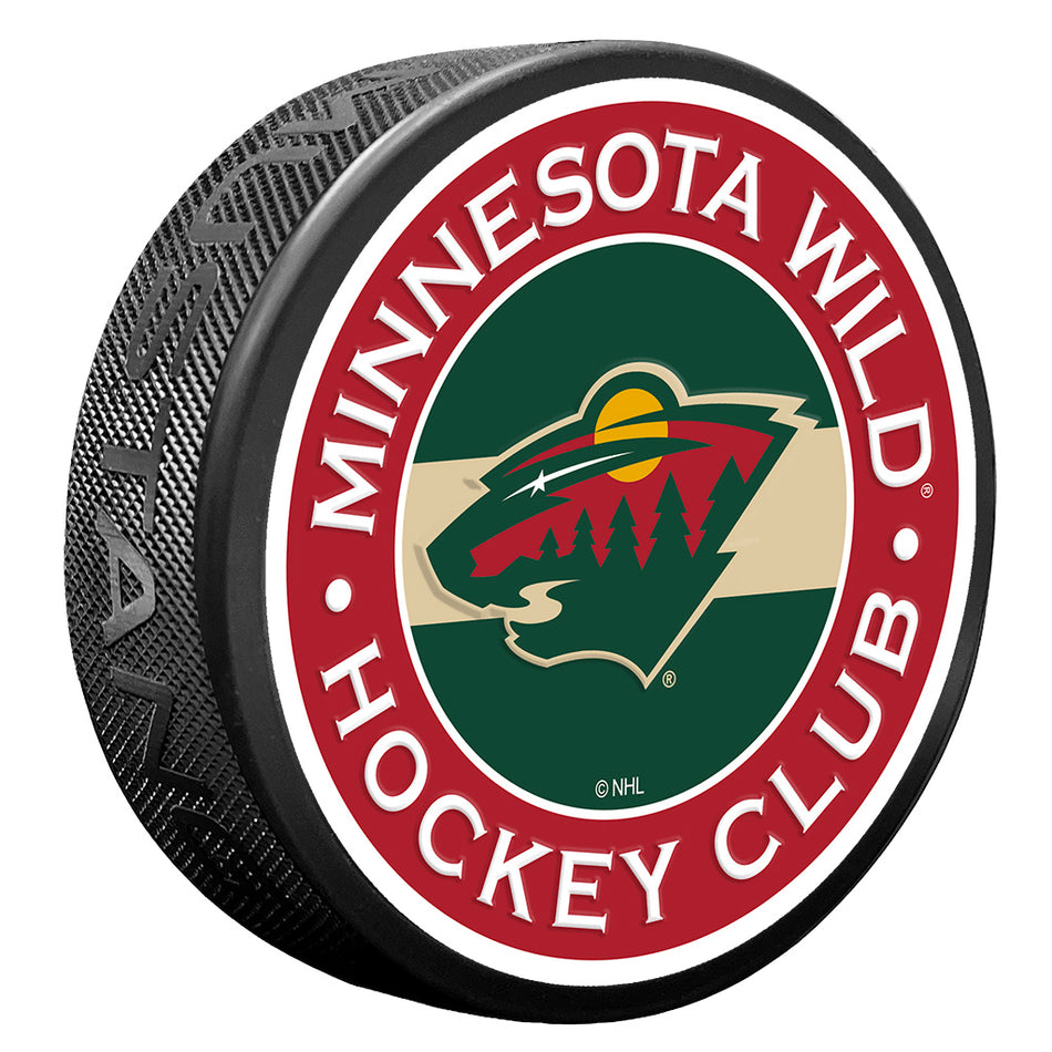 Minnesota Wild Puck - Stripe Design