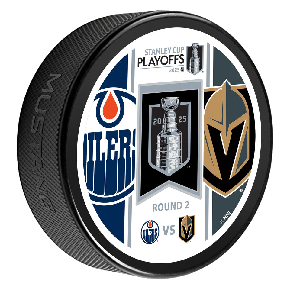 Vegas Golden Knights & Edmonton Oilers | 2025 Match Up Puck | Round 2