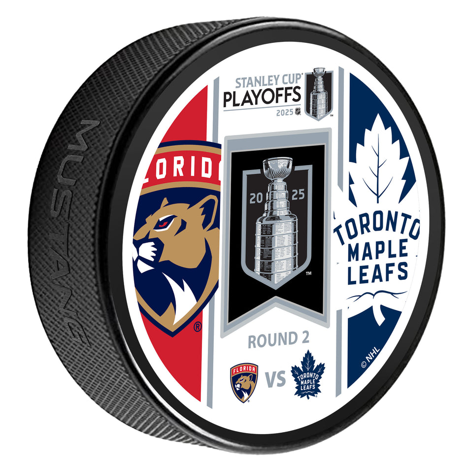 Toronto Maple Leafs & Florida Panthers | 2025 Match Up Puck | Round 2