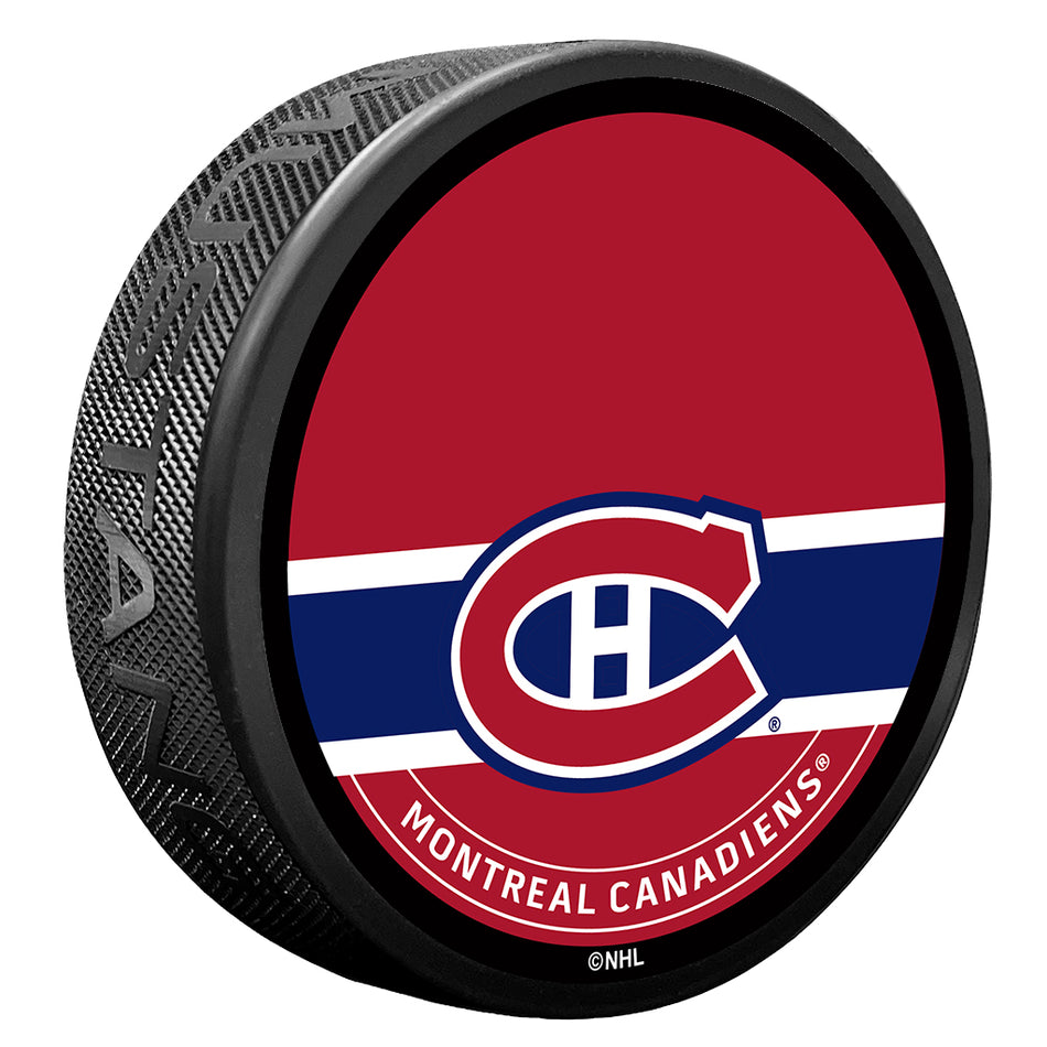 Montreal Canadiens Autograph Puck with Texture