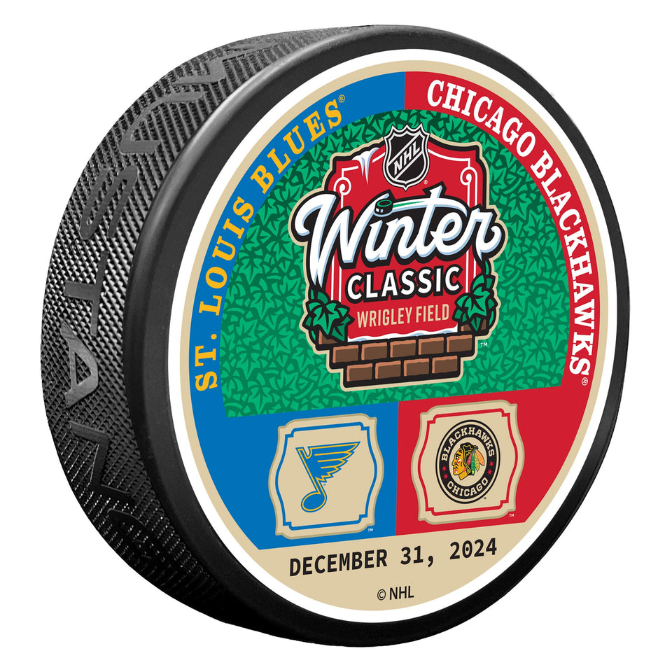 2025 NHL Winter Classic Matchup Hockey Puck