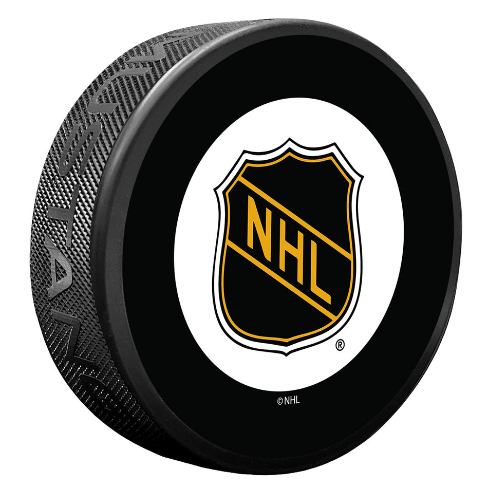 NHL Shield Vintage Classic Textured Puck -  1917