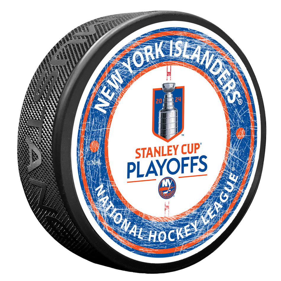 New York Islanders Puck | 2024 Stanley Cup Playoffs Center Ice
