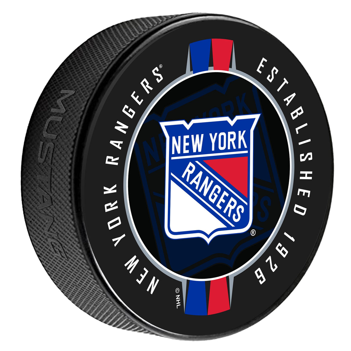 Renges Ribbon New York Rangers Puck | Ribbon | Sports Decor – Hockey Hall of Fame