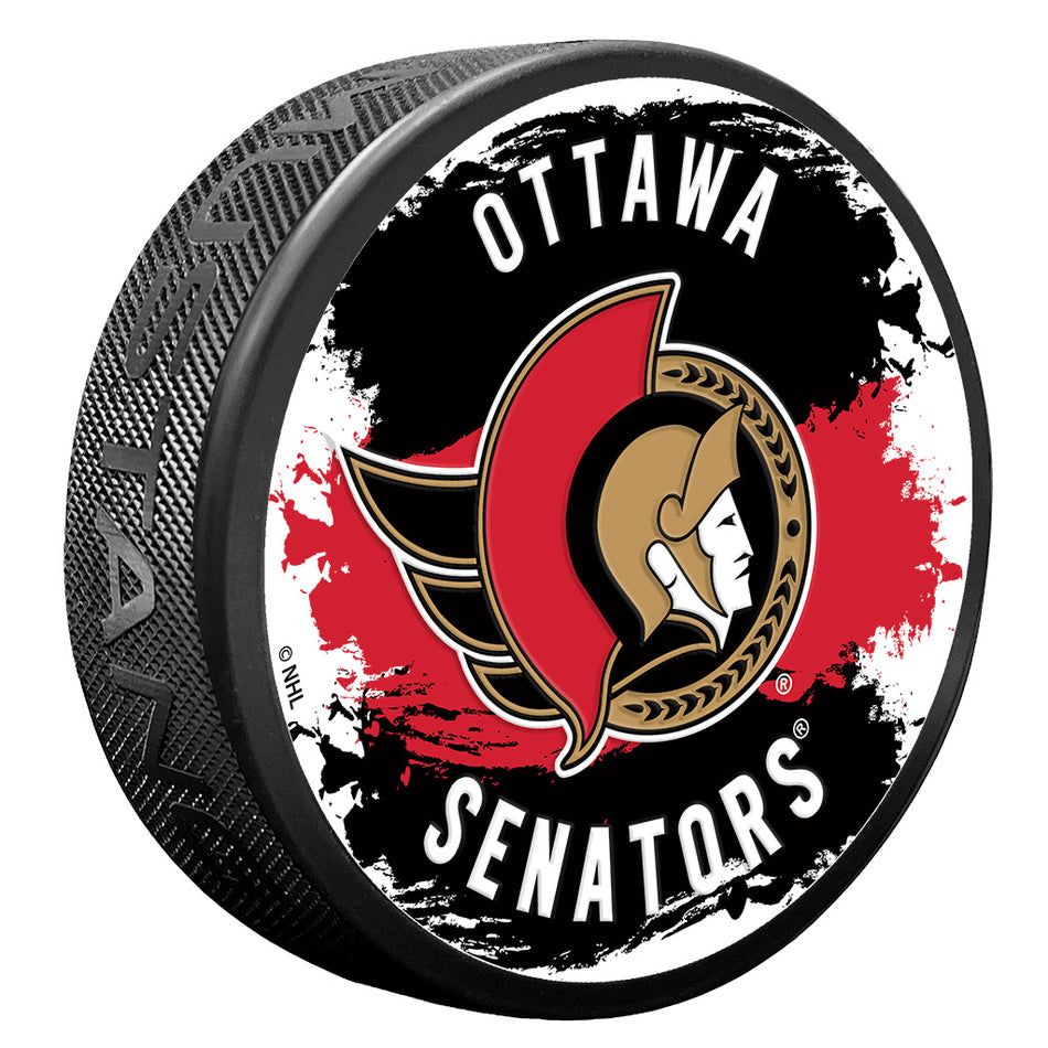 Ottawa Senators Puck - Splash