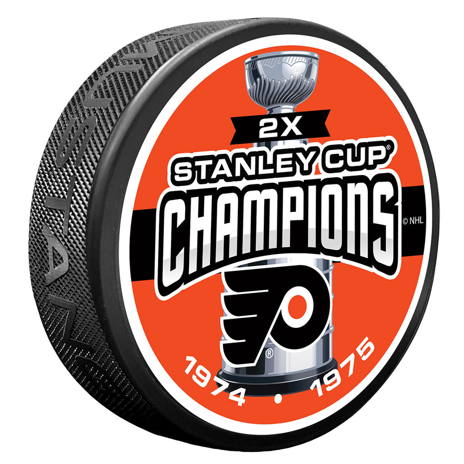 Philadelphia Flyers Puck - 2 TIME CHAMPS