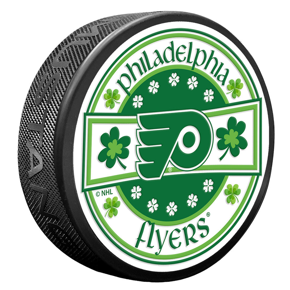 Philadelphia Flyers Lucky St. Patricks Day Puck