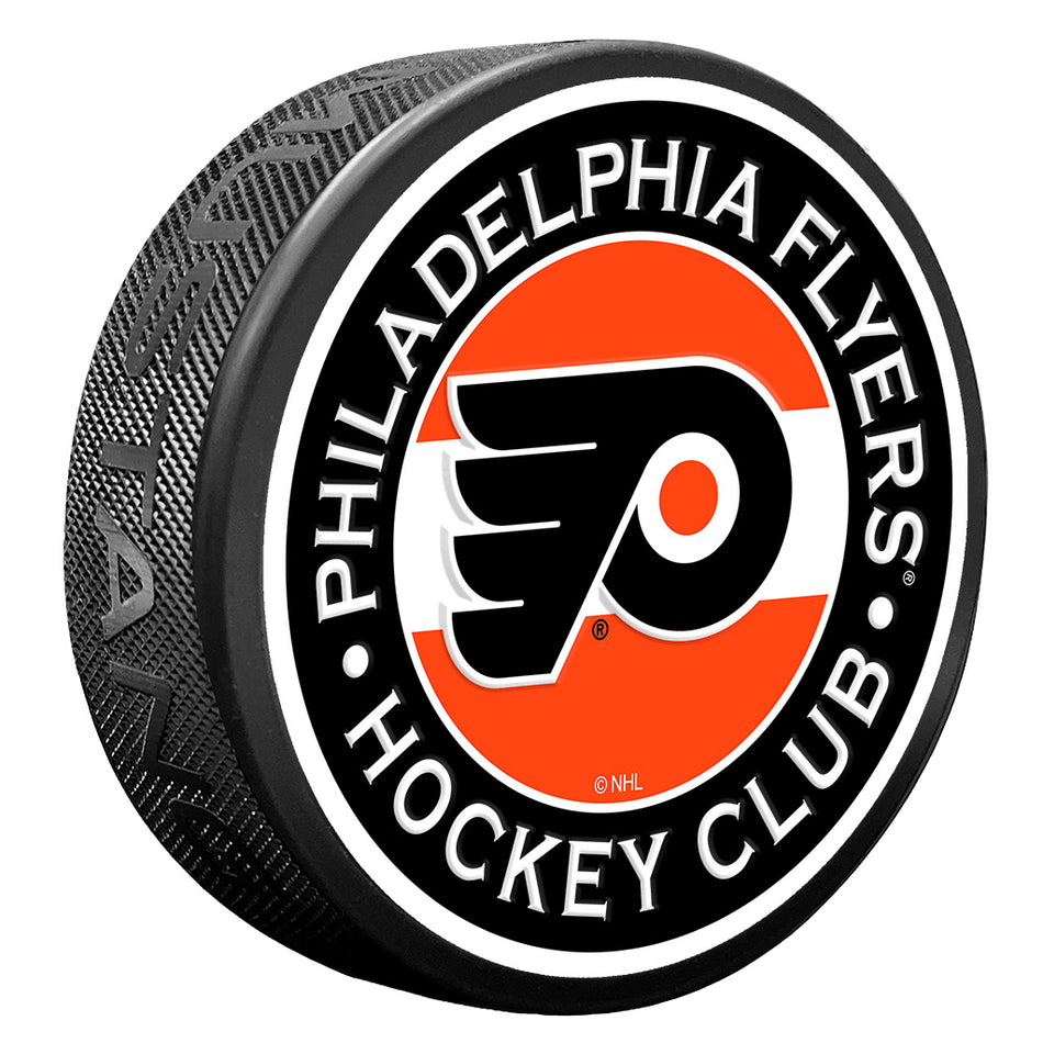 Philadelphia Flyers Puck - Stripe Design