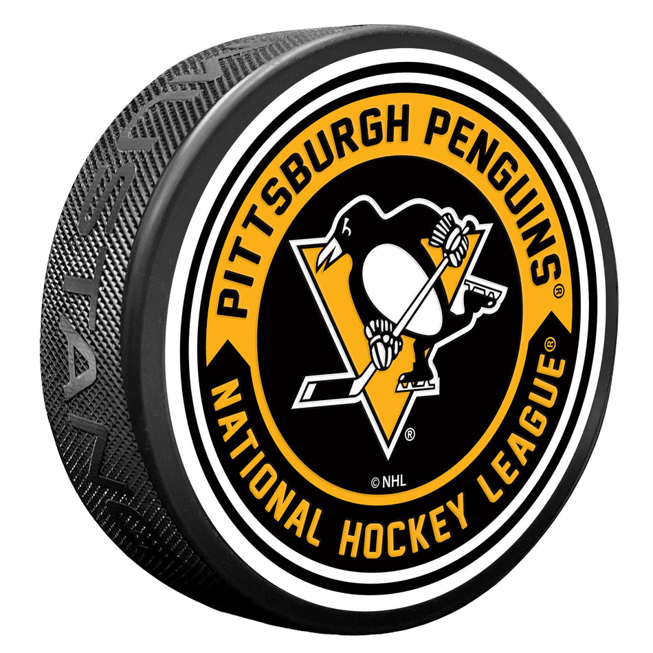 Pittsburgh Penguins Puck | Arrow Design