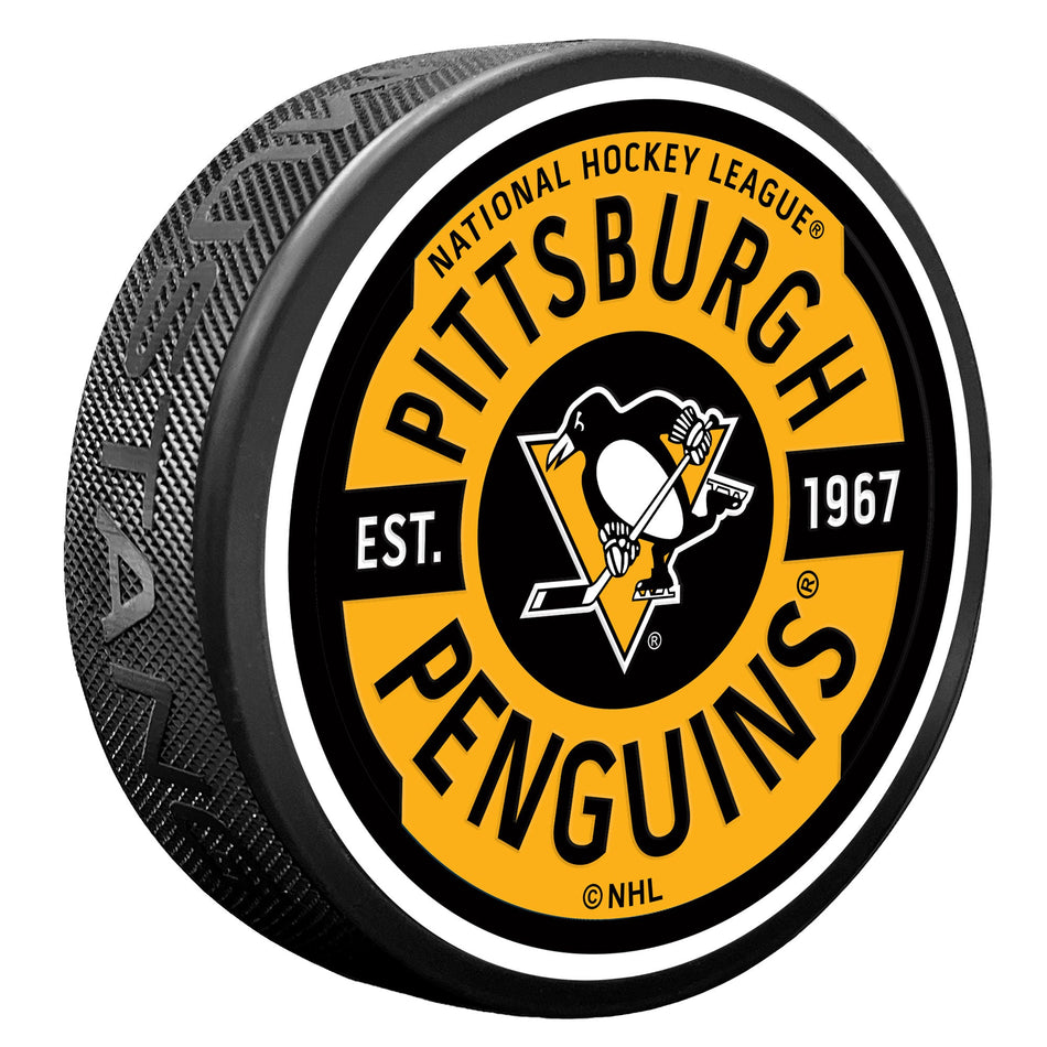 Pittsburgh Penguins Gear Textured Puck