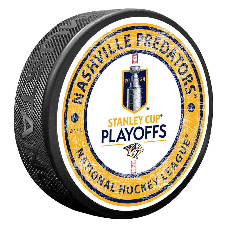 Nashville Predators Puck | 2024 Stanley Cup Playoffs Center Ice