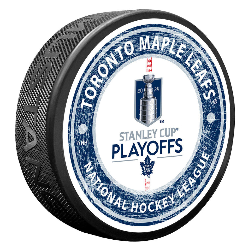 Toronto Maple Leafs Puck | 2024 Stanley Cup Playoffs Center Ice