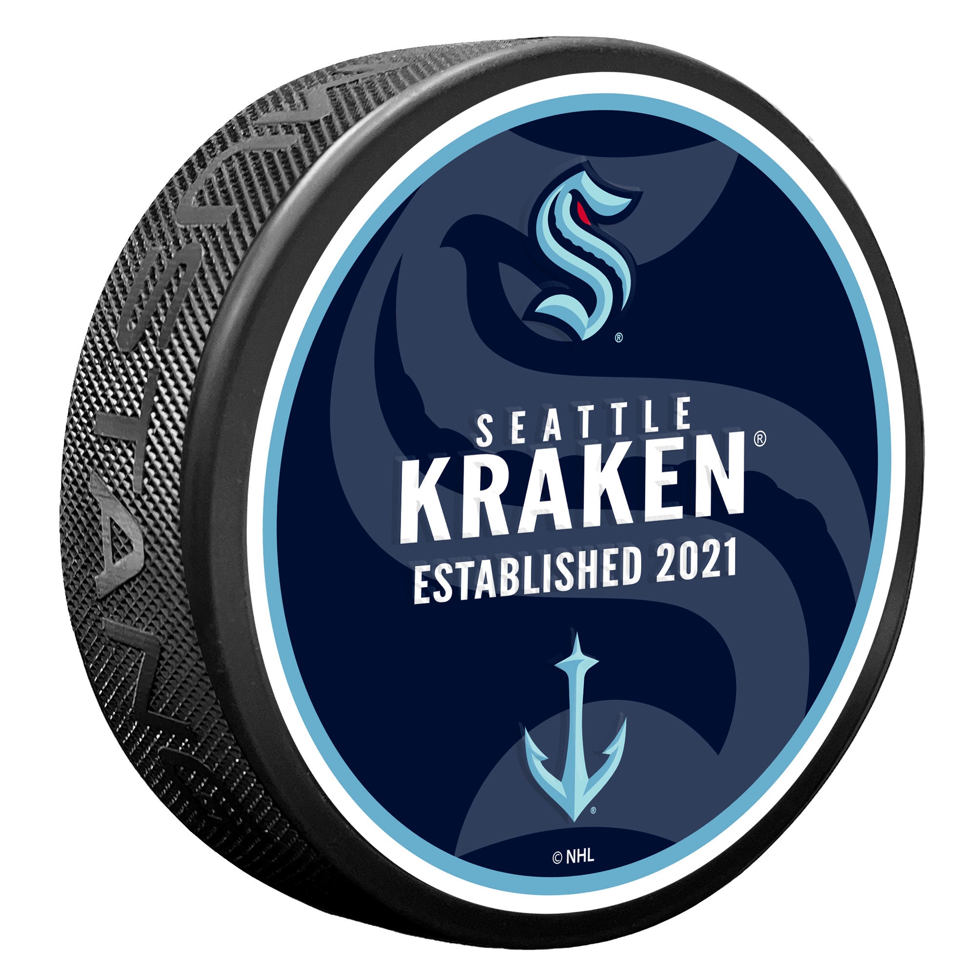 Custom Pucks Seattle Seattle Kraken Puck - Heritage | Sports Decor – Hockey Hall of Fame