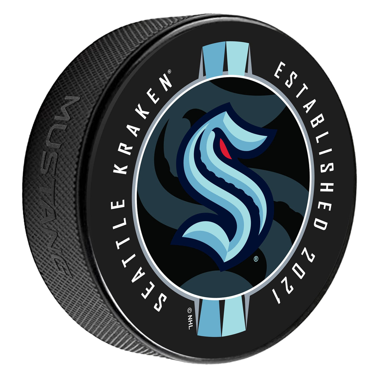 Custom Pucks Seattle Seattle Kraken Puck | Ribbon | Sports Decor – Hockey Hall of Fame