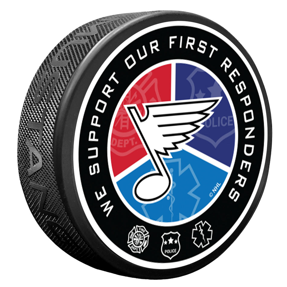 St. Louis Blues Puck - First Responder