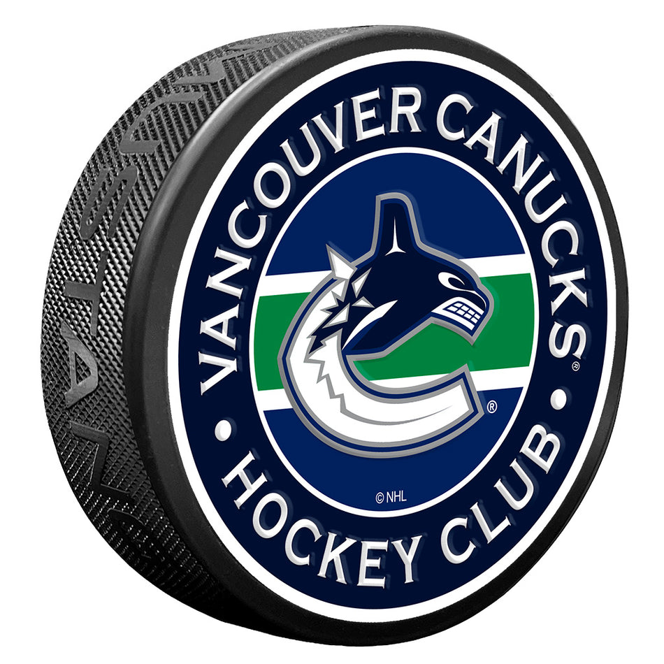 Vancouver Canucks Puck - Stripe Design