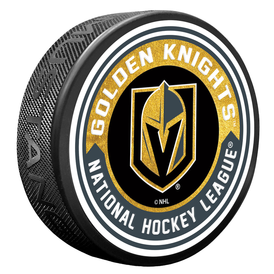 Vegas Golden Knights Puck - Arrow Design