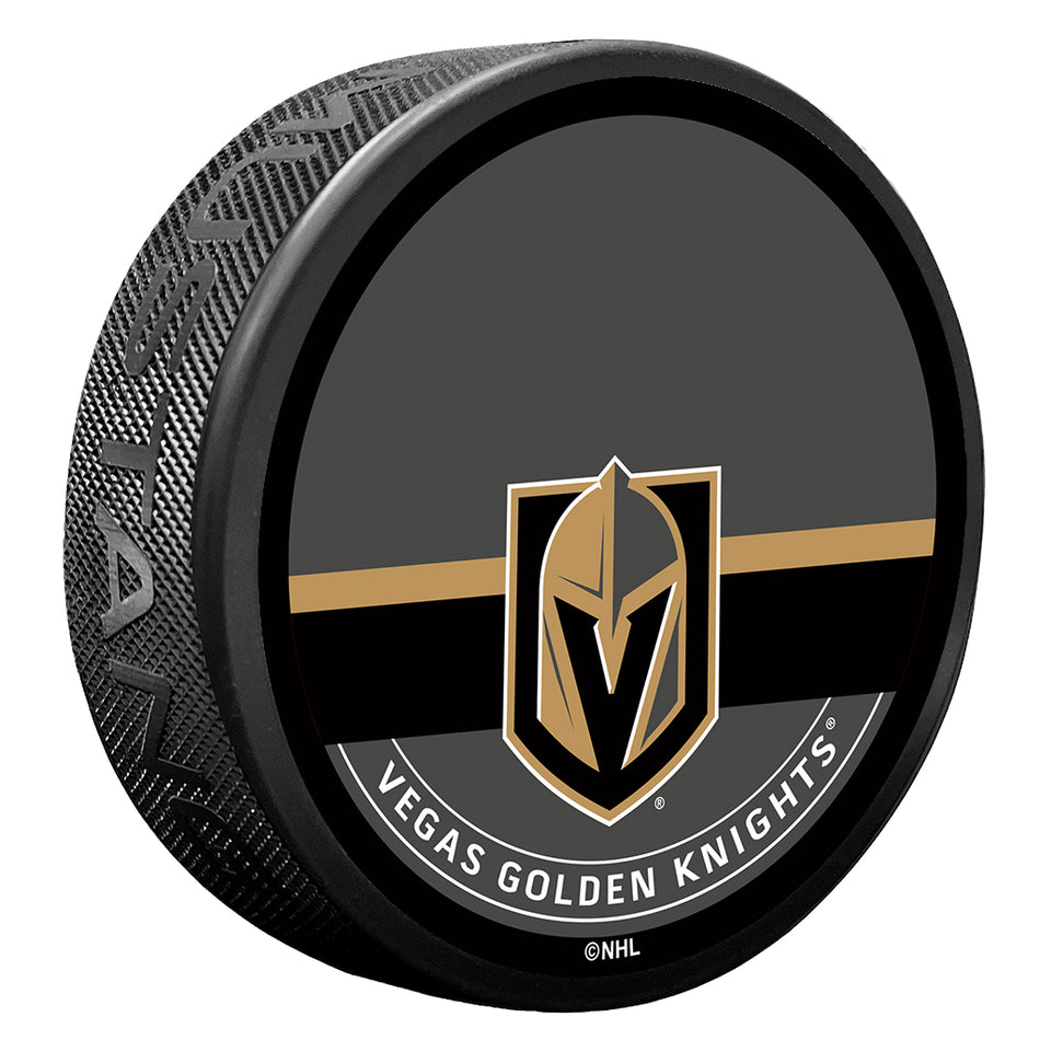 Vegas Golden Knights Autograph Puck with Texture