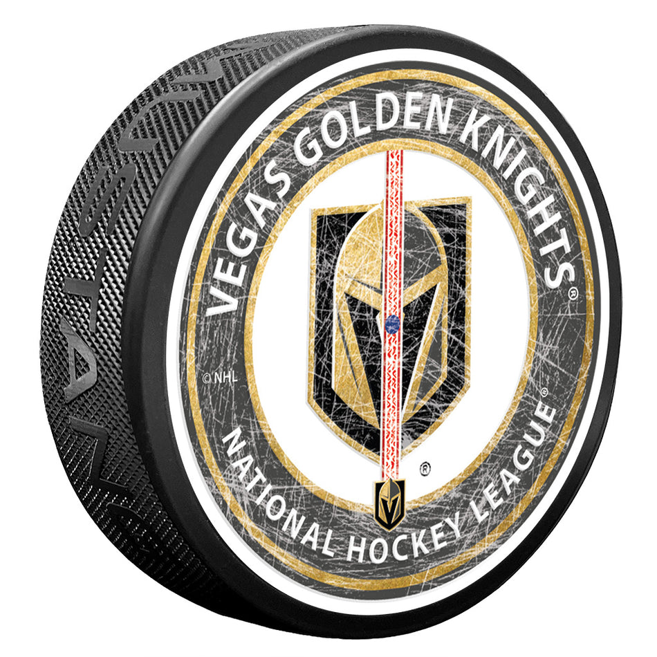 Vegas Golden Knights Puck - Center Ice