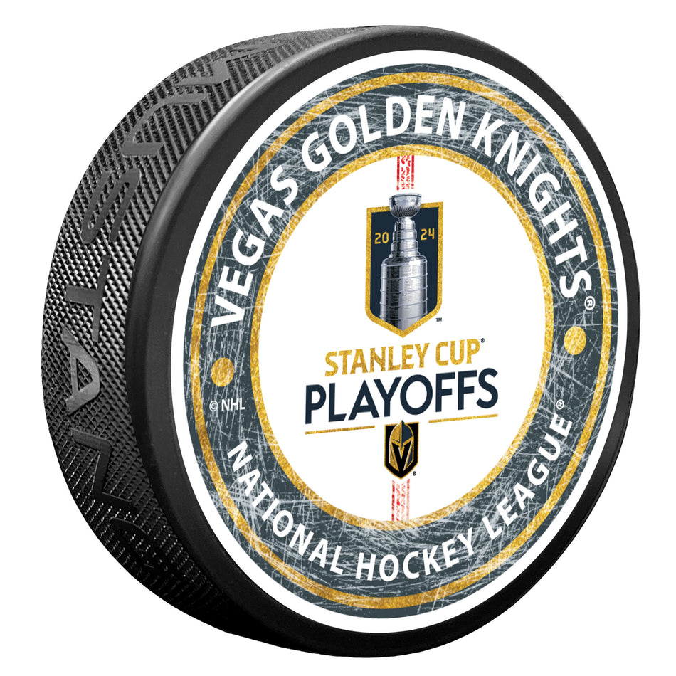 Vegas Golden Knights Puck | 2024 Stanley Cup Playoffs Center Ice