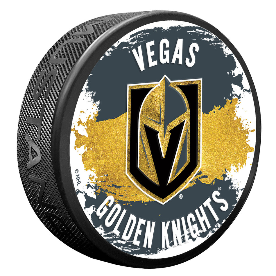 Vegas Golden Knights Puck - Splash