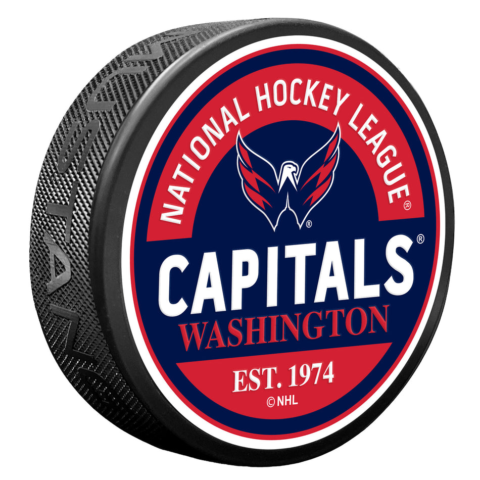 Washington Capitals Puck - Block Design