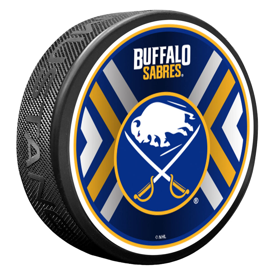 Buffalo Sabres Puck - Double Chevron