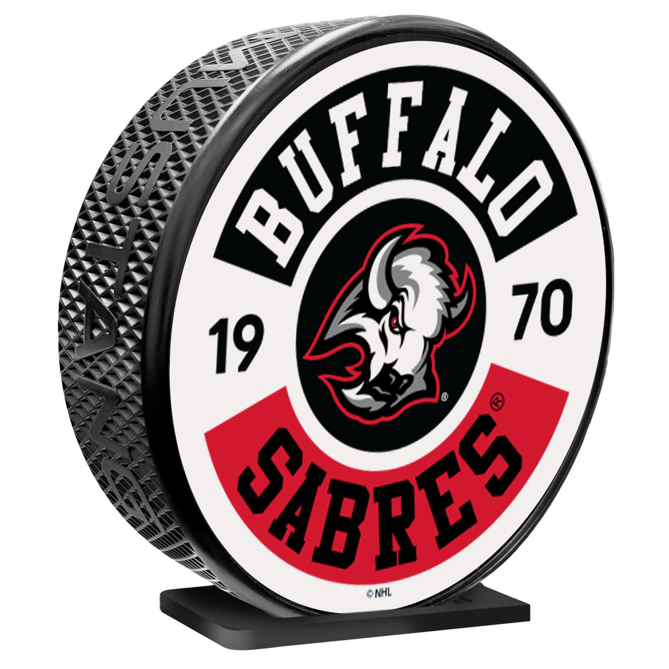 Buffalo Sabres Goathead | Cog MEGA Puck