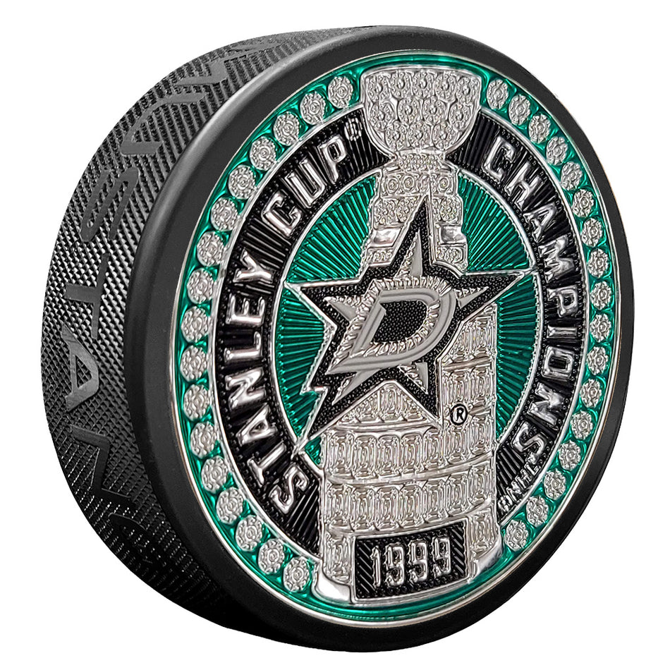 Dallas Stars Stanley Cup Dynasty Puck Design Trimflexx