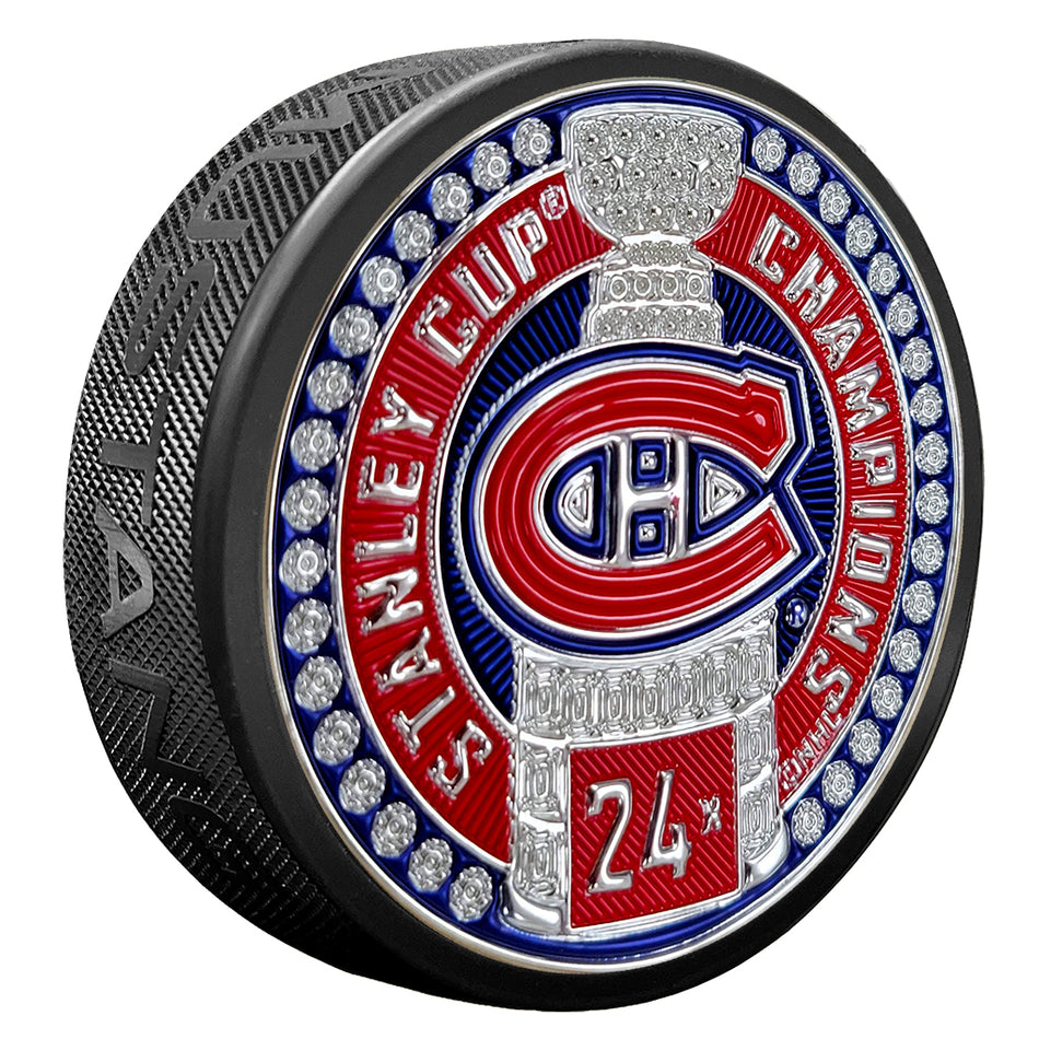 Montreal Canadiens Stanley Cup Dynasty Puck Design Trimflexx