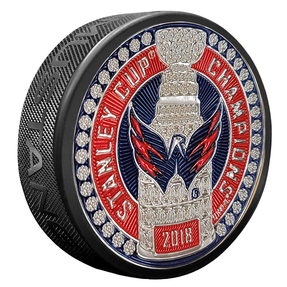 Washington Captials Stanley Cup Dynasty Puck Design Trimflexx