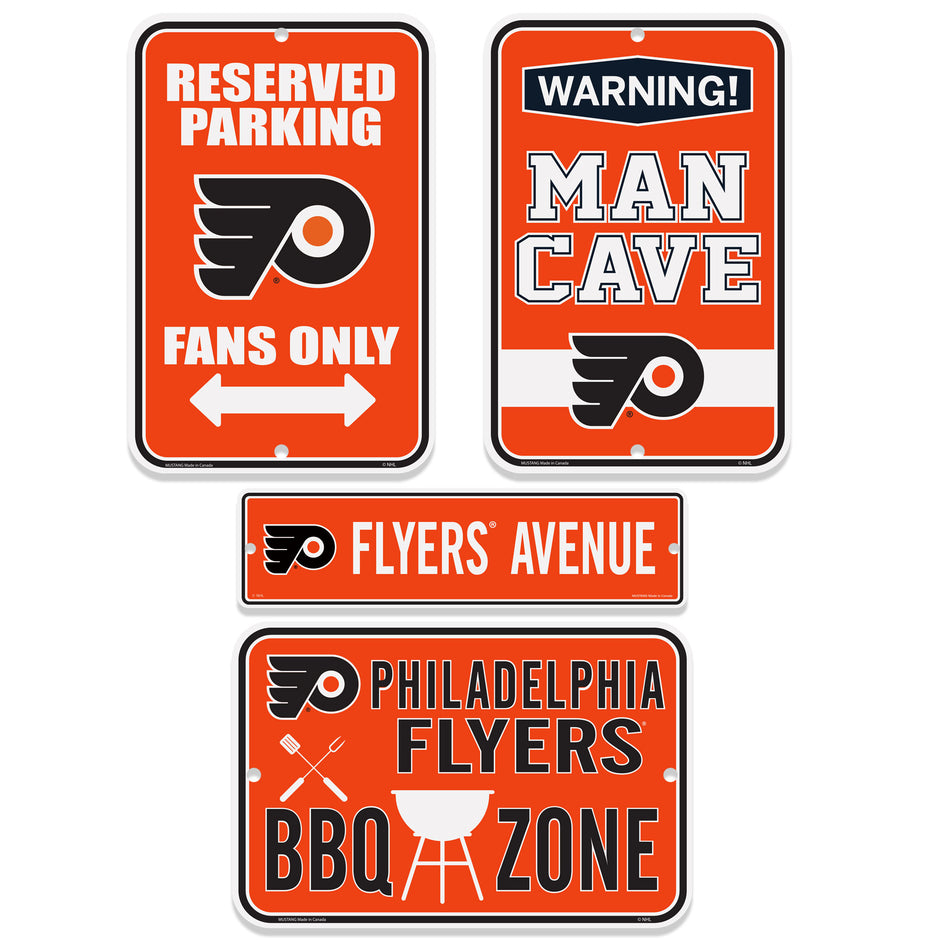 Philadelphia Flyers Fan Four Pack Sign Set