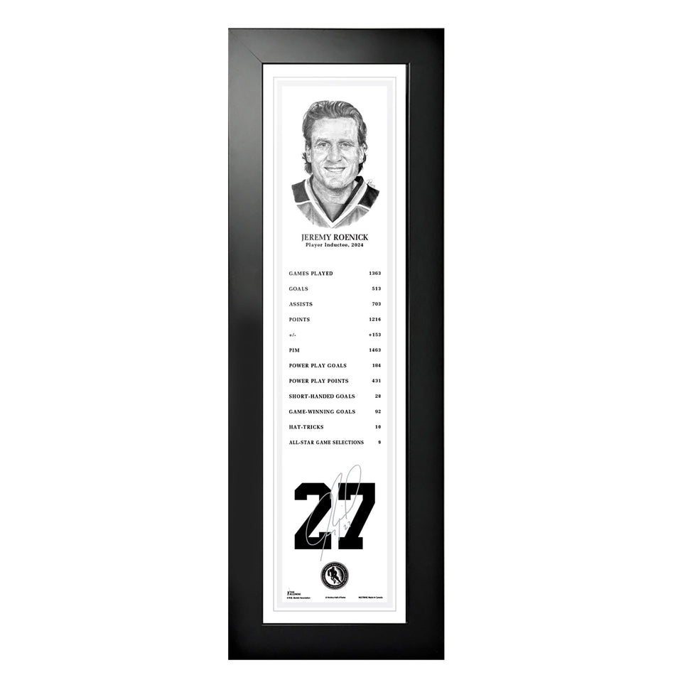 NHL Legends | 2024 Jeremy Roenick Frame 6" x 22"