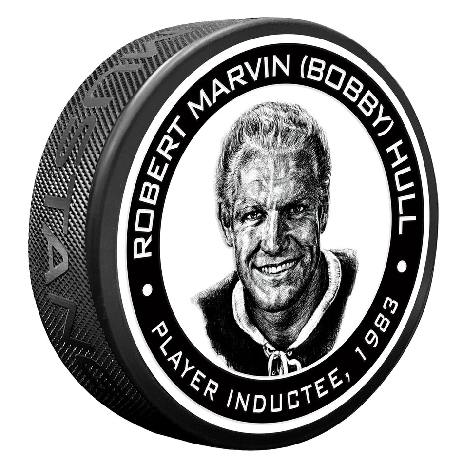 2009 Brett Hull -  Legends Textured Puck