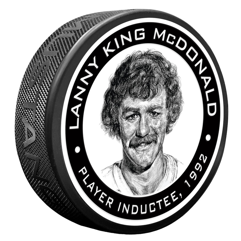 1992 Lanny McDonald - NHL Legends Textured Puck