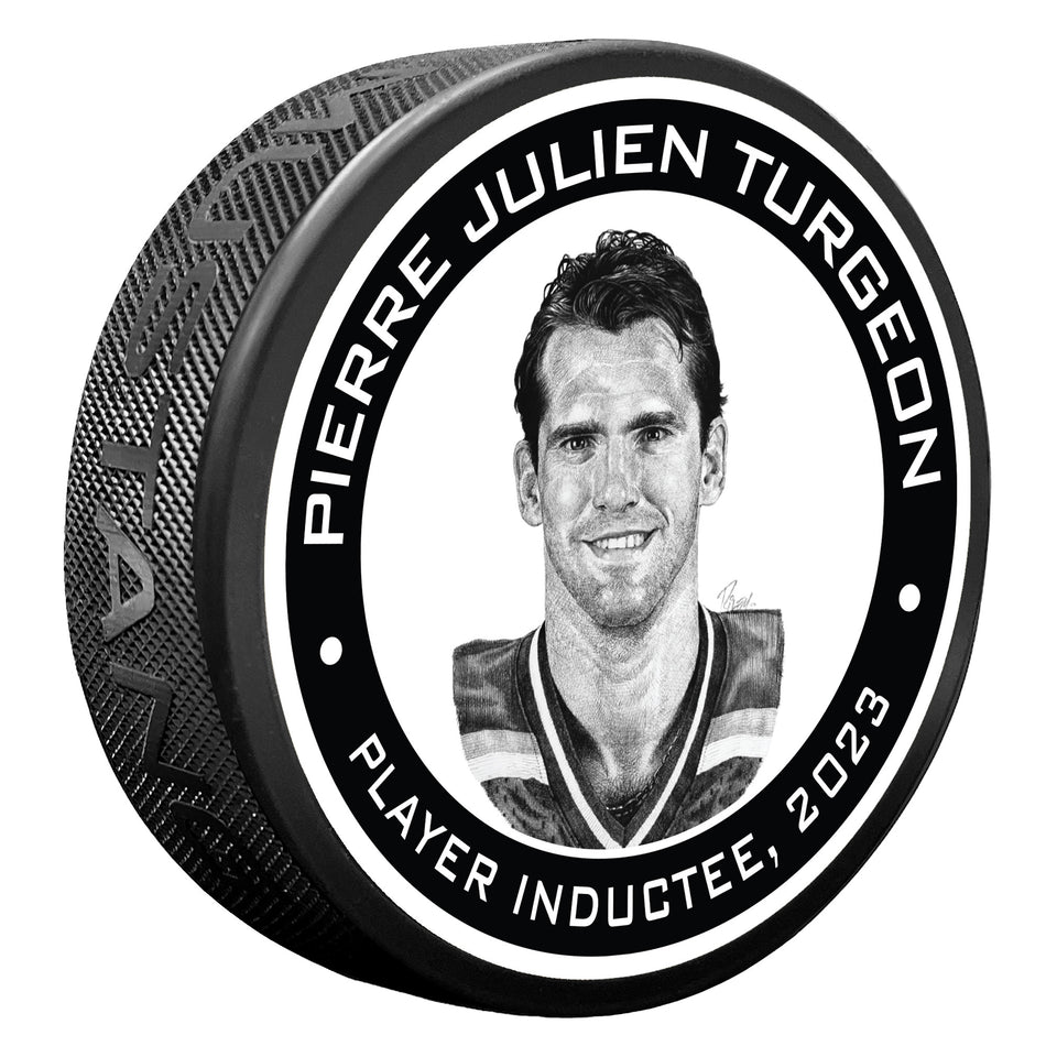 2023 Pierre Turgeon Puck - NHL Legend