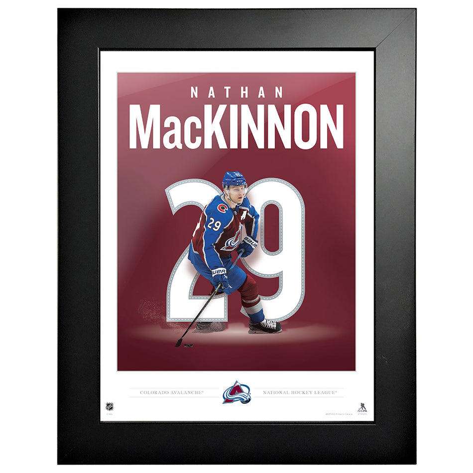 Colorado Avalanche | MacKinnon Breakout | 12" x 16" Frame