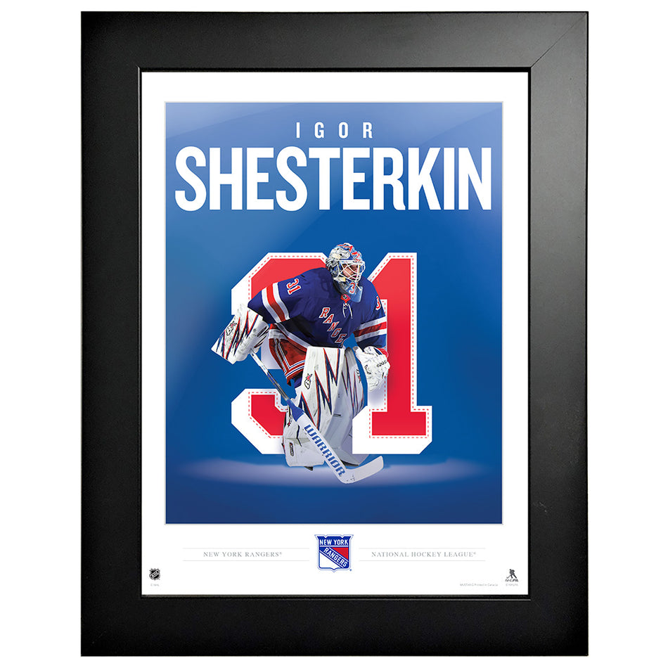 New York Rangers | Shesterkin Breakout | 12" x 16" Frame