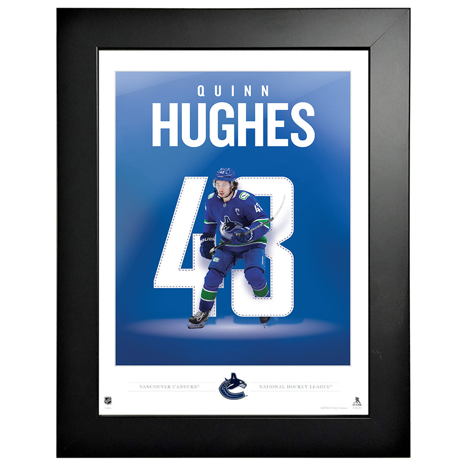 Vancouver Canucks | Hughes Breakout | 12" x 16" Frame