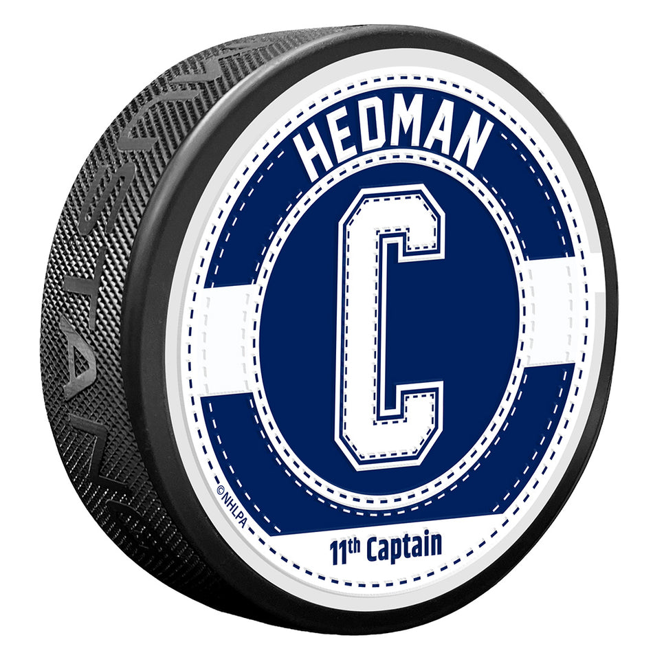 Victor Hedman Puck | Captain Jersey Stitch