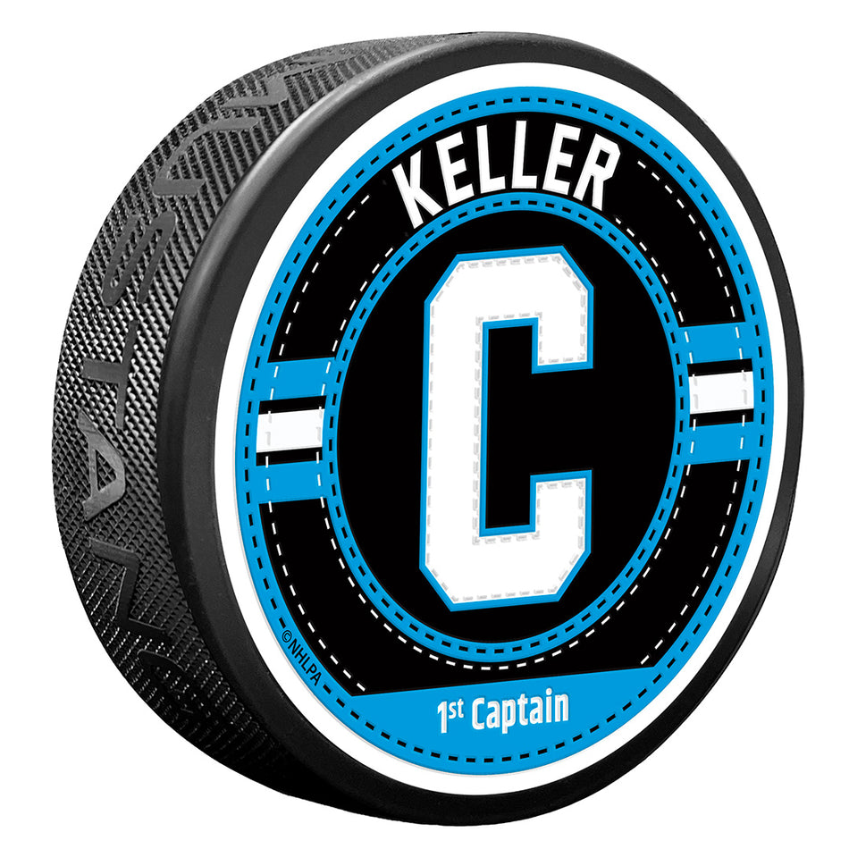 Clayton Keller Puck | Captain Jersey Stitch